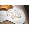 Emporte pièce Fiat 500 Cookie cutter biscuit voiture collection