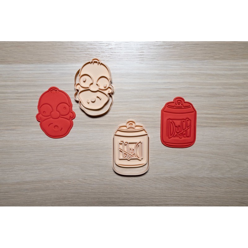 Les Simpson emporte pièce cookie cutter Homer Duff cookie cutter