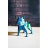 Statuette chien Bouledogue Français décoration low poly figurine french bulldog