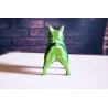 Statuette chien Bouledogue Français décoration low poly figurine french bulldog