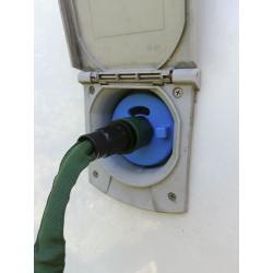 Bouchon de remplissage 62mm d'eau Camping-car avec raccord de tuyau - Type Fiamma