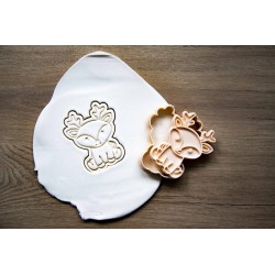 Emporte-pièces Animaux de la forêt Lot 8 cookie cutter Hérisson Renard Lapin Ours Renne Biche Castor