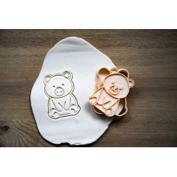 Emporte-pièces Animaux de la forêt Lot 8 cookie cutter Hérisson Renard Lapin Ours Renne Biche Castor