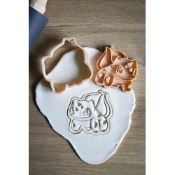 Emporte pièce POKEMON Lot 5 cookie cutter Pikachu Salamèche Bulbizarre Evoli Carapuce