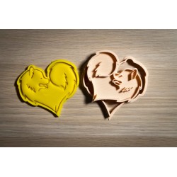 Emporte-pièce Samoyède Coeur