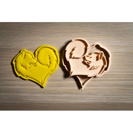 Emporte-pièce Samoyède Coeur