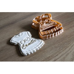 Baby shower It's a Girl - Emporte pièce Cookie cutter - Annonce Prénom