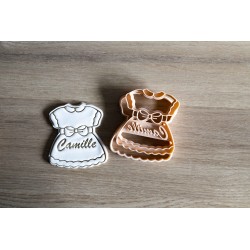 Baby shower It's a Girl - Emporte pièce Cookie cutter - Annonce Prénom