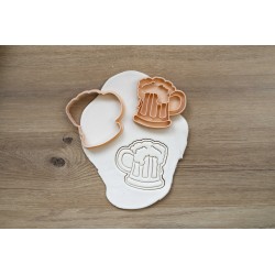 St Patrick's Day emporte pièce cookie cutter Bière Chapeau Chaudron trèfle 4 feuilles Leprechaun