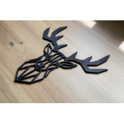 Décoration murale Cerf Wall Art tête de cerf nature forêt