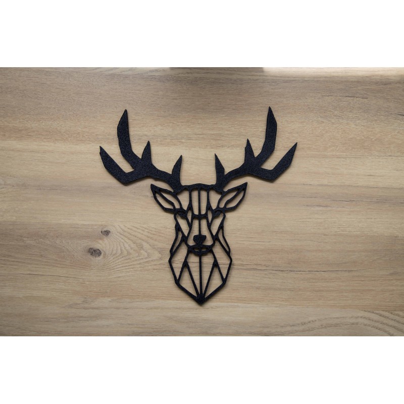 Décoration murale Cerf Wall Art tête de cerf nature forêt