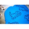 Emporte pièce Lot 4 cookie cutter Dinosaure T-Rex Diplodocus Triceratops Stégosaure