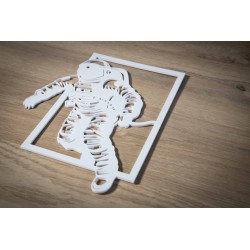 Décoration murale Astronaute Cosmonaute Wall Art Silhouette Nasa