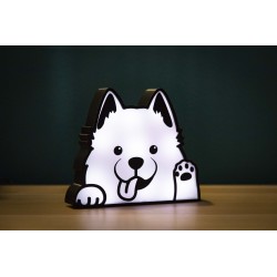 Samoyède veilleuse décoration lampe LED Bluetooth