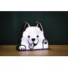 Samoyède veilleuse décoration lampe LED Bluetooth