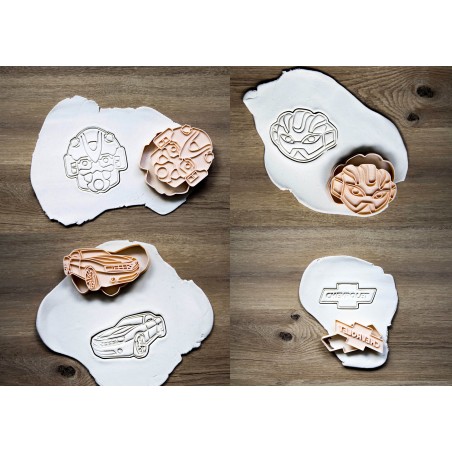 Emporte-pièces cookie cutter Bumblebee - Lot de 4 Transformers Chevrolet Camaro