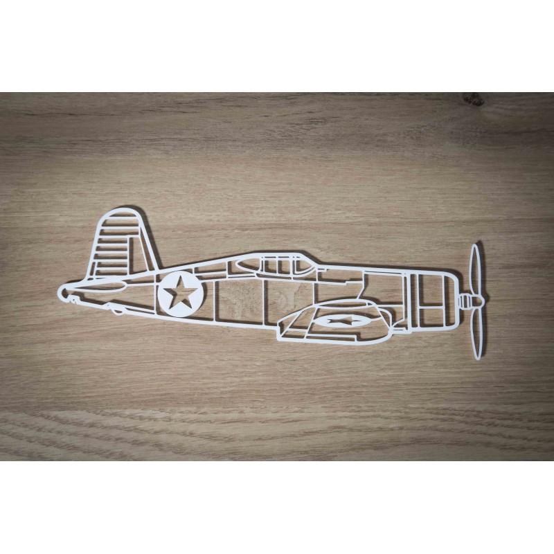 Décoration murale Avion silhouette F4U Corsair Wall Art