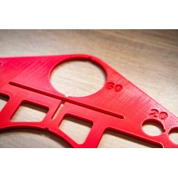 Modèle de perçage Geberit pour WC suspendu - Gabarit de perçage