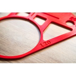 Modèle de perçage Geberit pour WC suspendu - Gabarit de perçage