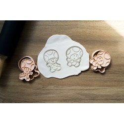 Lot x 12 Emporte-pièces Super Mario Bros Nintendo