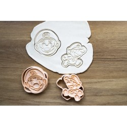 Lot x 12 Emporte-pièces Super Mario Bros Nintendo