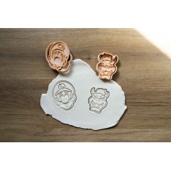 Lot x 12 Emporte-pièces Super Mario Bros Nintendo