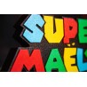 Prénom personnalisable style SUPER MARIO BROS - Prénom Nintendo Super Mario