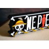 ONE PIECE décoration murale logo à poser ou accrocher décoration Luffy