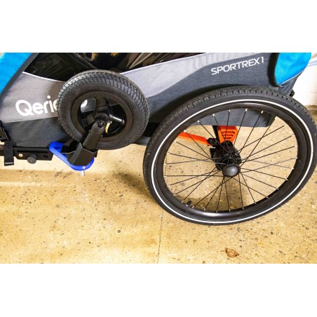 Support de Roue pour remorque vélo Qeridoo - Range roue remorque Qeridoo Qupa / Sportrex / KidGoo