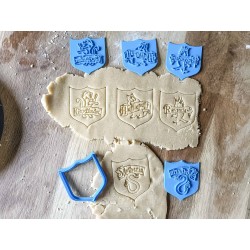 Harry Potter lot emporte-pièce des 4 Maisons Poudlard